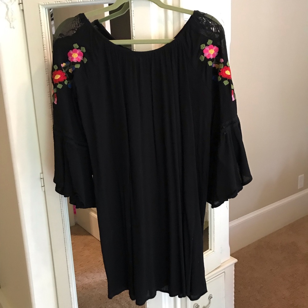Black Rayon Coverup